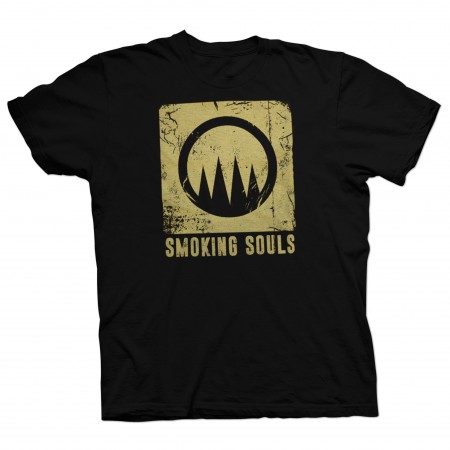 Camiseta Unisex SMOKING SOULS "Logo" negra