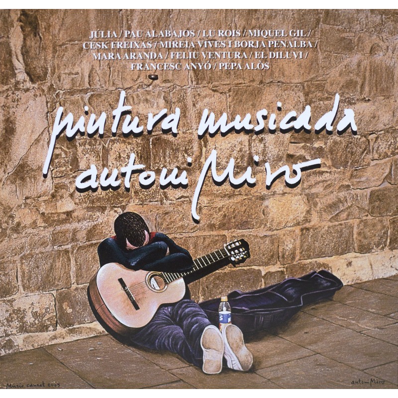 PINTURA MUSICADA - Antoni Miró (2018) Diversos Autors CD-LLIBRE